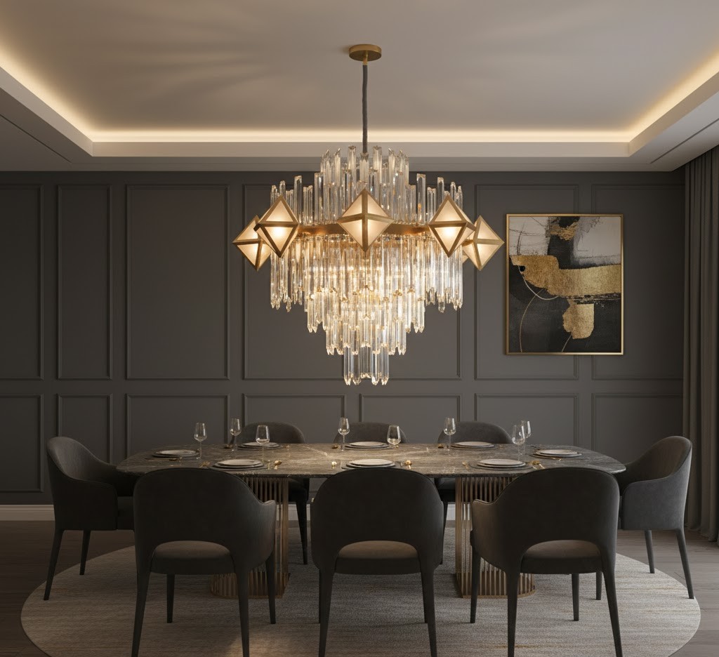 Custom lighting installation project